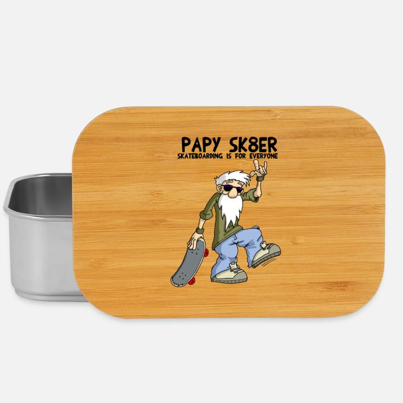 Papy SK8er - Boîte à goûter - argent