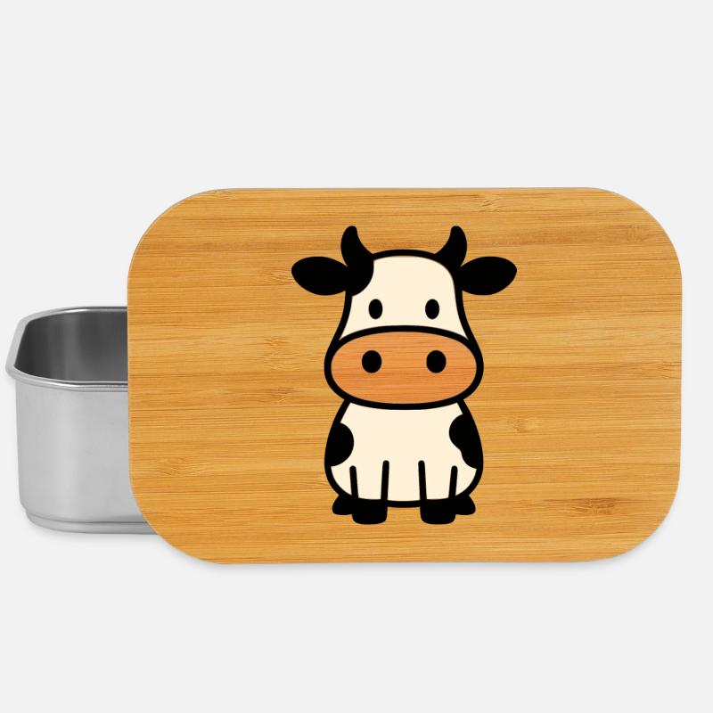 Süße Kuh - Lunch Box - Silber