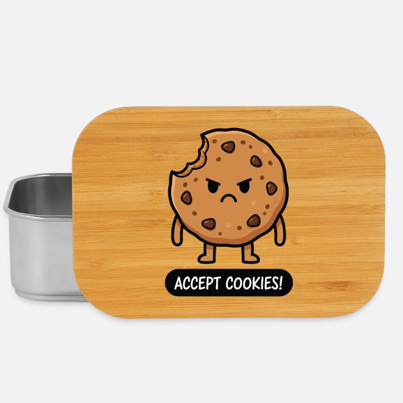 Accept Cookies - Lunch Box - silver