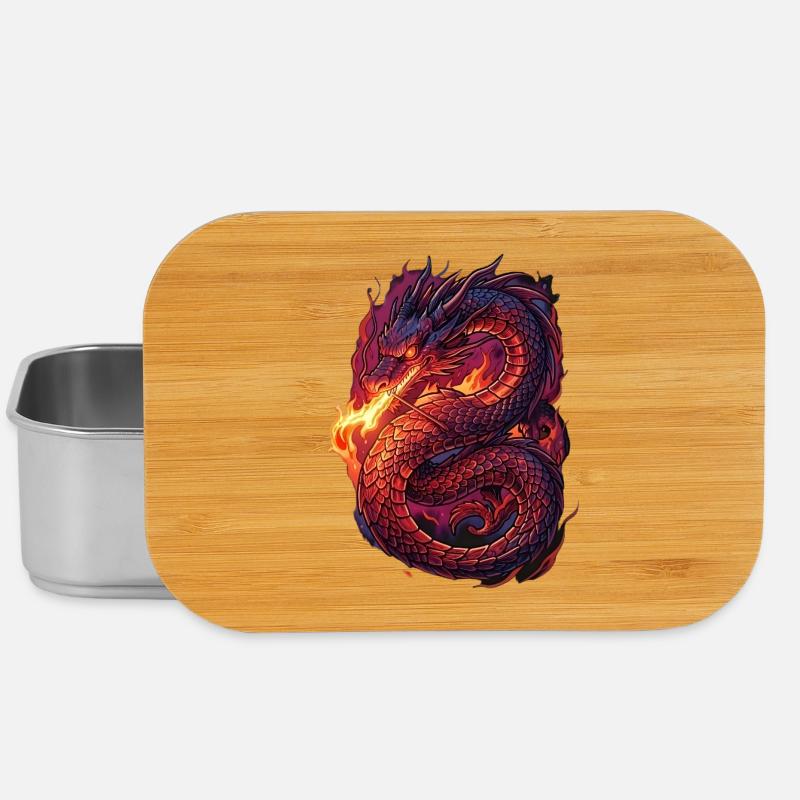 Tempête de Dragon de Feu - Boîte à goûter - argent