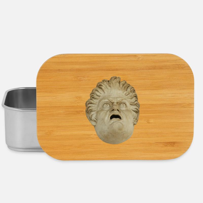 Tête du Masque de Pierre d’Ulysse - Boîte à goûter - argent