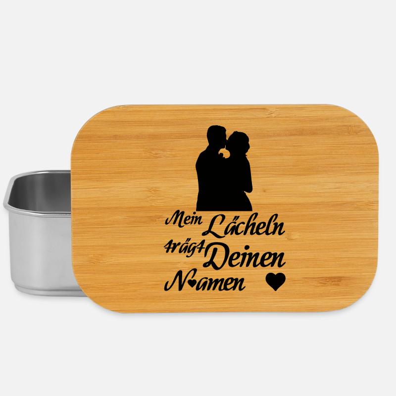 Liebe, Geschenk, Paar, verliebt, Ehe, Hochzeit - Lunch Box - Silber