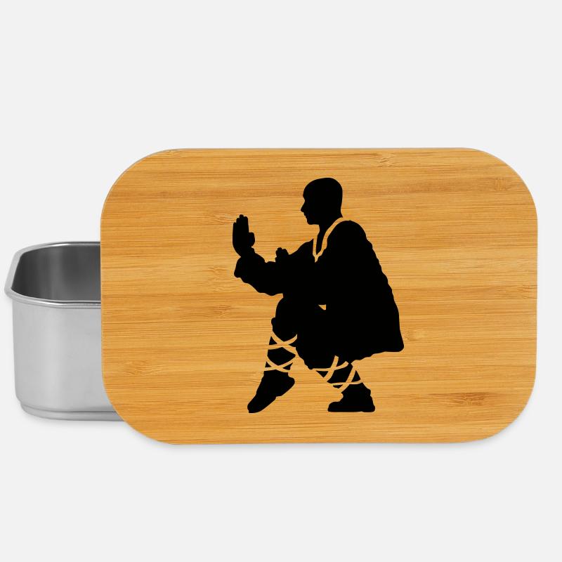 Kung fu - Lunch Box - Silber