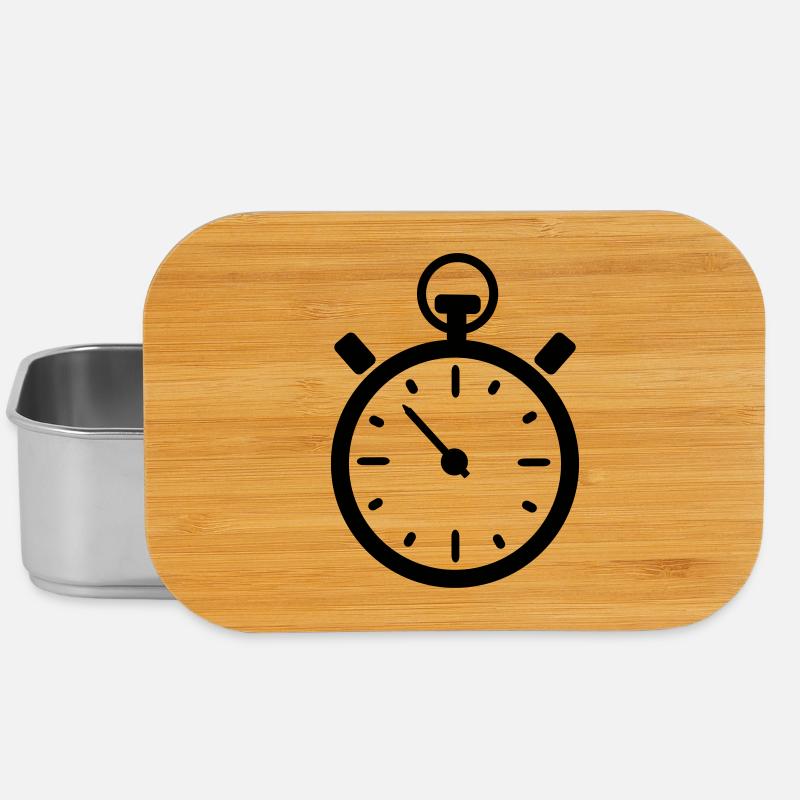 stoppuhr uhr - Lunch Box - Silber