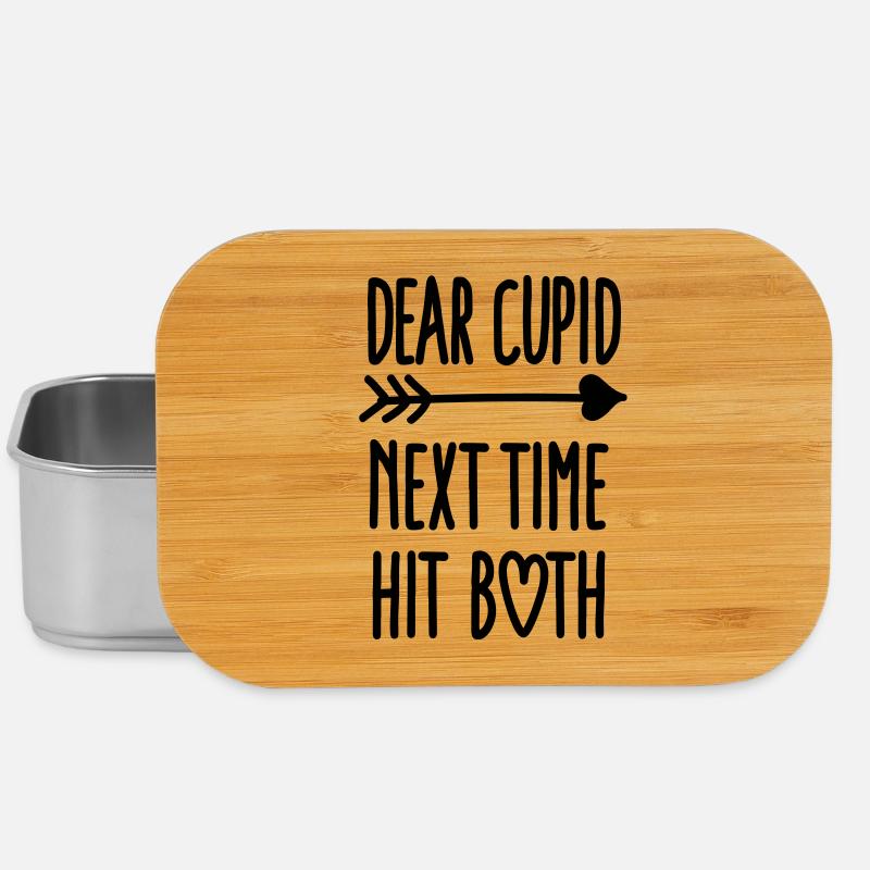 Dear Cupid next time hit both - Lunch Box - Silber
