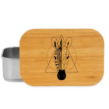 Zebra - Lunch Box - Silber - Vorne