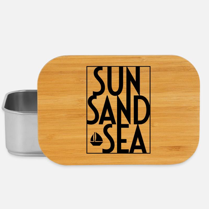 SOLEIL SABLE MER - Boîte à goûter - argent