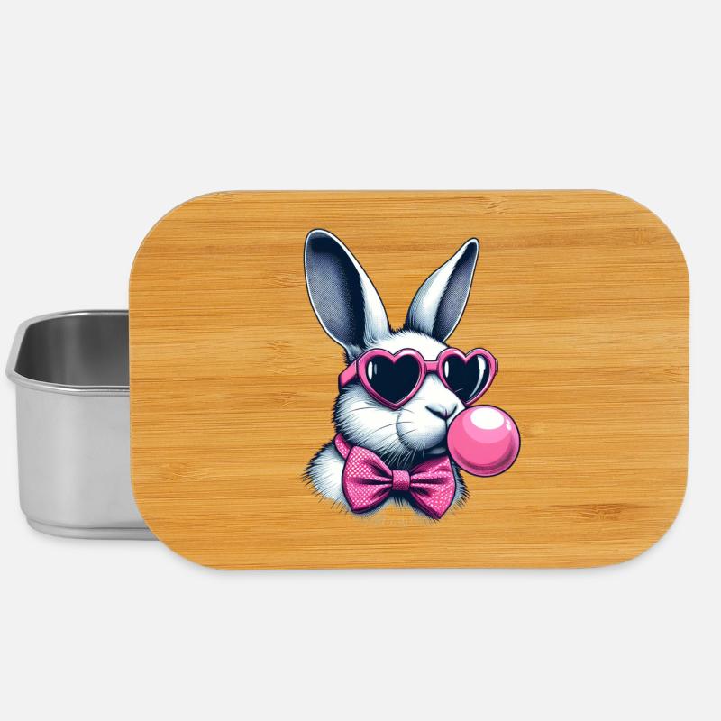 SSW31 Lapin avec chewing-gum - Boîte à goûter - argent