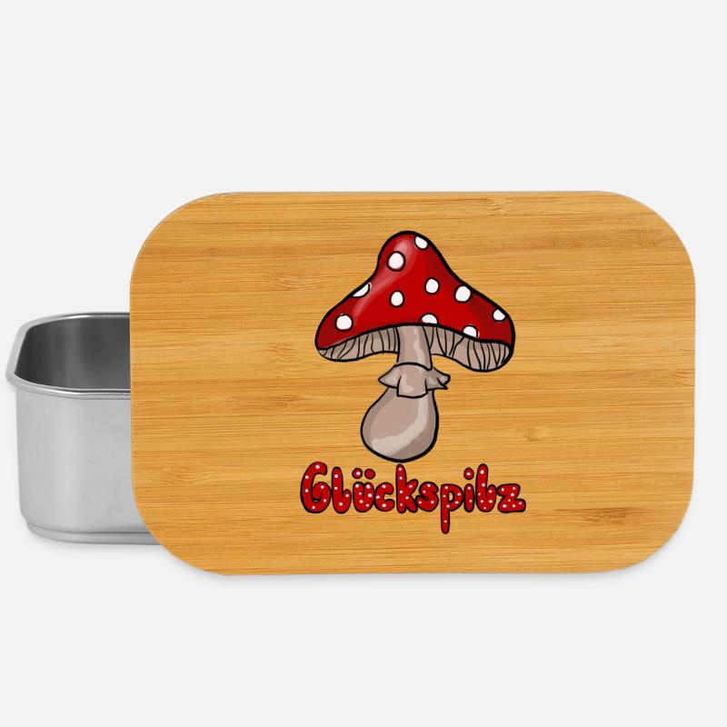 Glückspilz  - Lunch Box - Silber