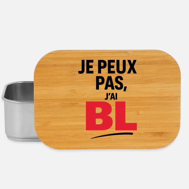 Je peux pas, j’ai BL - Boîte à goûter - argent