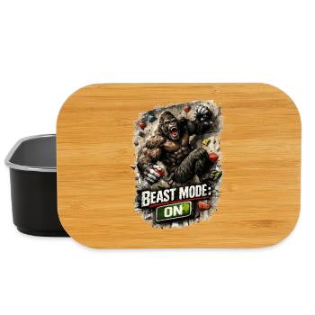 Gorille Mode Bête – Chemise de bloc et d’escalade - Boîte à goûter - noir - Devant