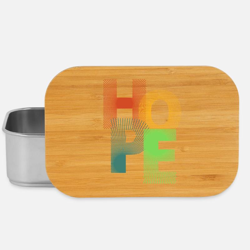 Hope in Colored Rays - Lunch Box - silver