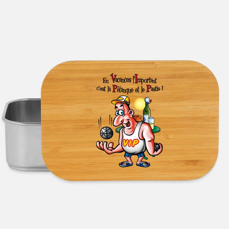 Vip petanque - Lunch Box - Silber