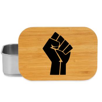 Raised Fist - Lunch Box - silver - Front