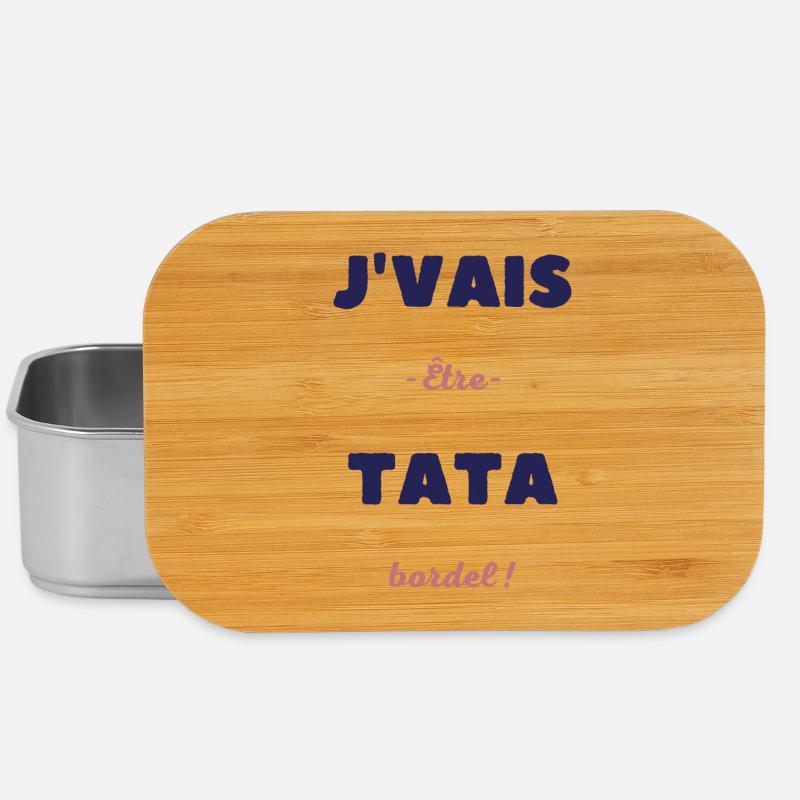 Je vais être tata bordel - Boîte à goûter - argent