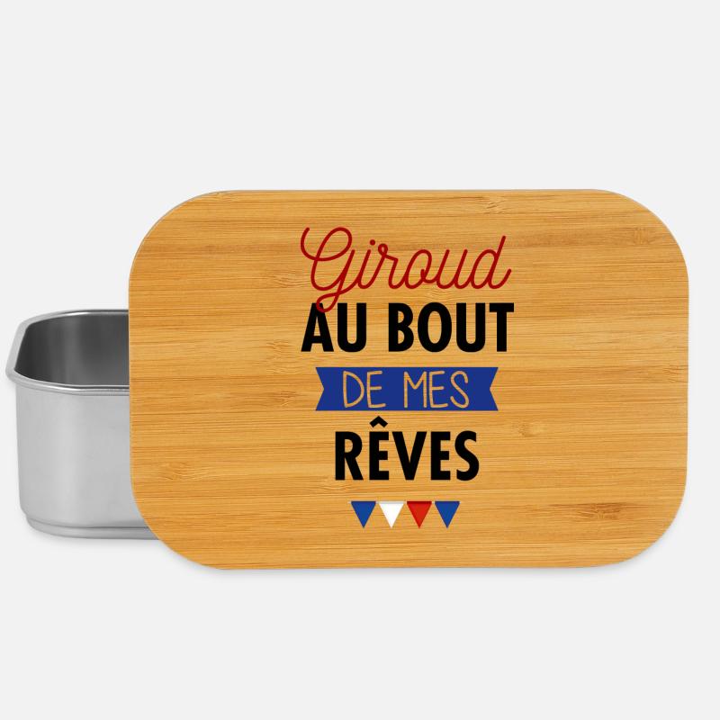 Giroud au bout de mes rêves - Boîte à goûter - argent