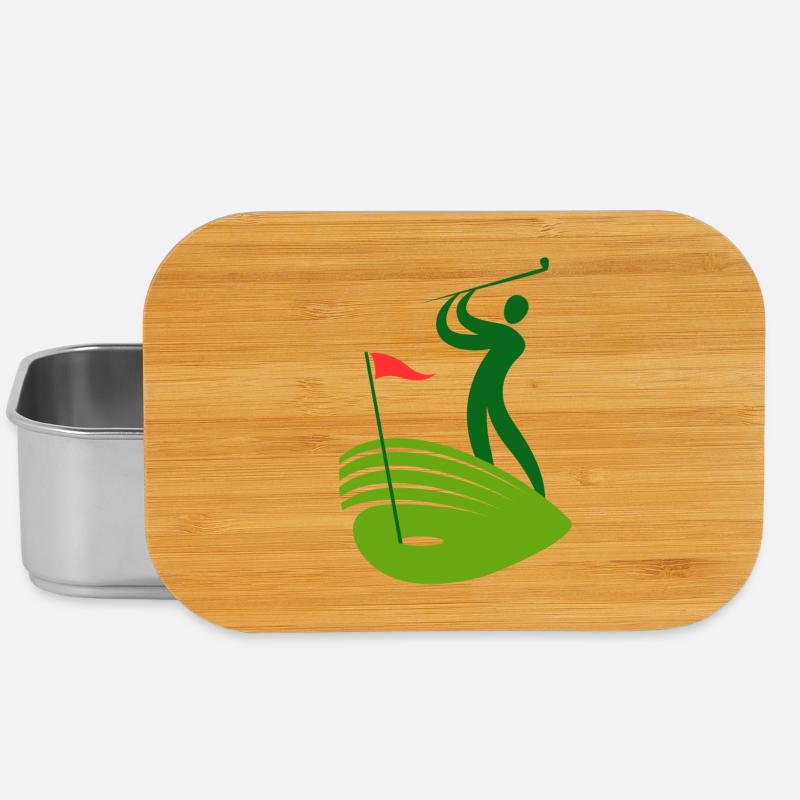 golf, fan de golf, golfeur, club de golf - Boîte à goûter - argent