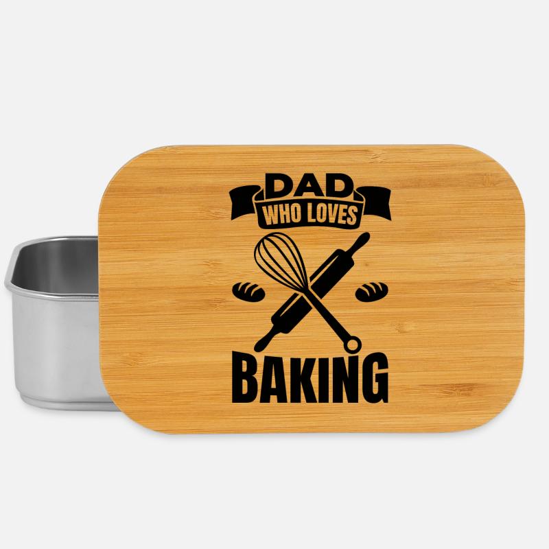 Bäcker Papa - Lunch Box - Silber