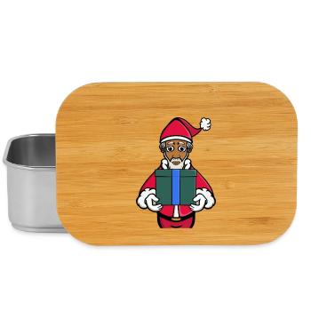 Ein Geschenk vom Weihnachtsmann - Lunch Box - Silber - Vorne