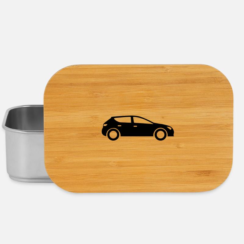 Silhouette de voiture - Boîte à goûter - argent