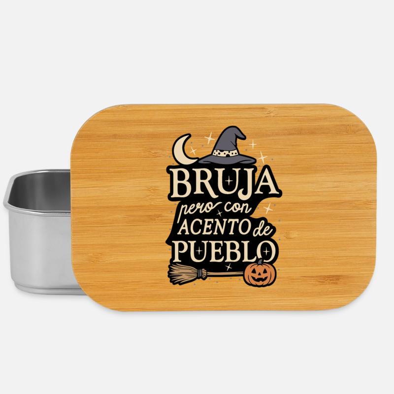 Witch with a Village Accent - Lunch Box - silver