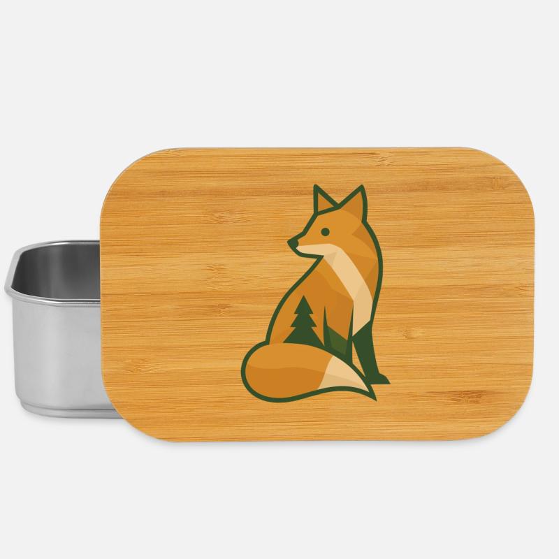 Waldfuchs - Lunch Box - Silber