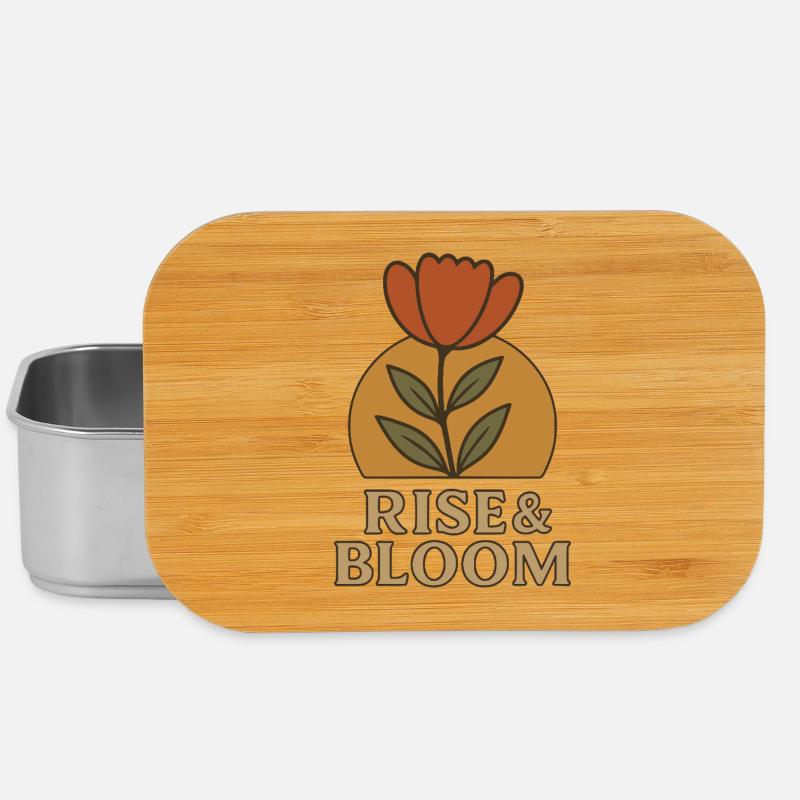 Rise & Bloom - Lunch Box - Silber