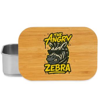 Das wütende Zebra - Lunch Box - Silber - Vorne