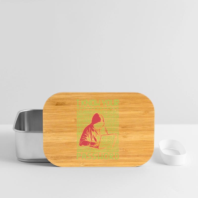 Hacker hackt Programmierer Linux Passwort Hacker Lunch Box