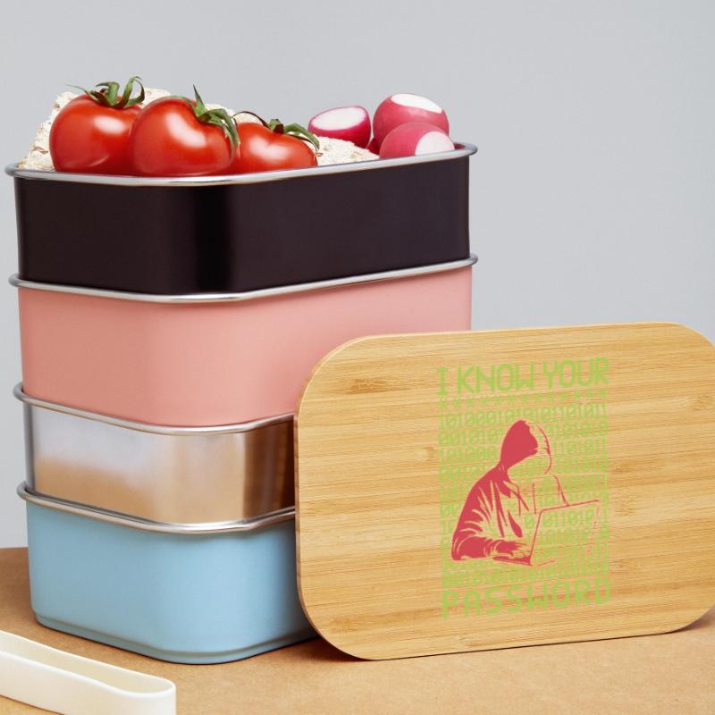 Hacker hackt Programmierer Linux Passwort Hacker Lunch Box