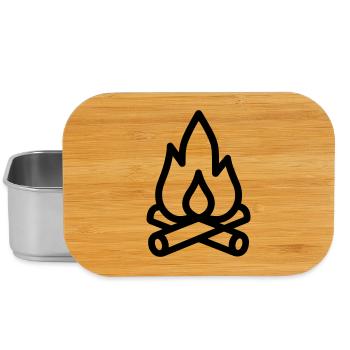 feu de camp - Boîte à goûter - argent - Devant