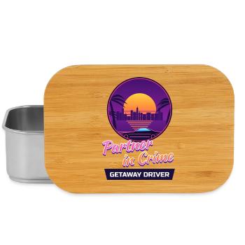 Getaway Driver Partner - Lunch Box - Silber - Vorne