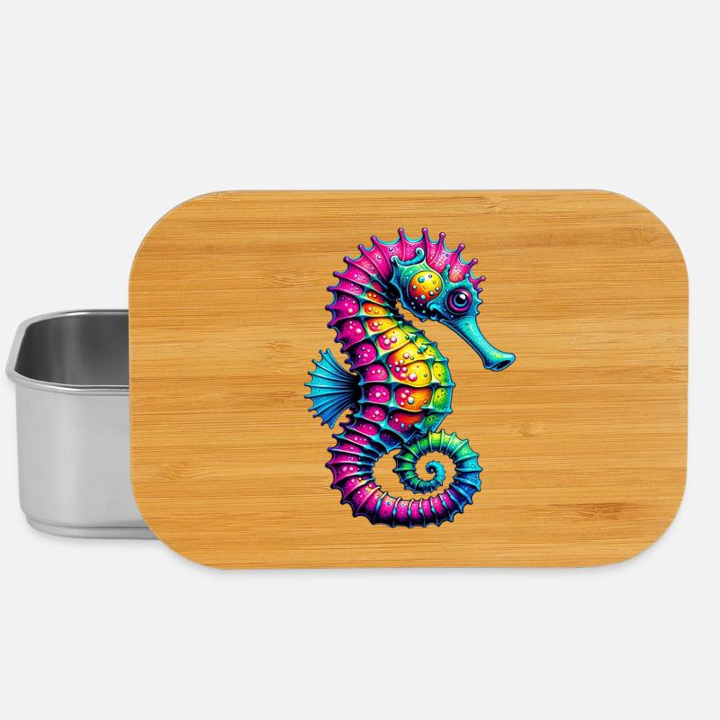 Seepferdchen - Lunch Box - Silber