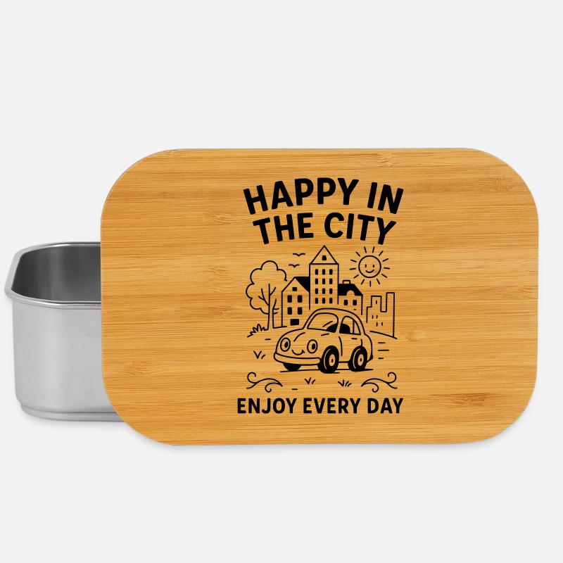 HappyCity - Boîte à goûter - argent