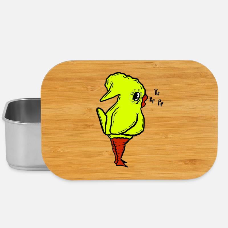 Dark frog with human eye - Lunch Box - silver