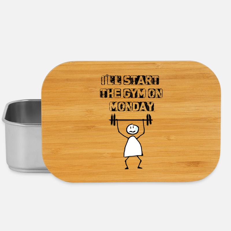 I’ll start the gym on Monday - Lunch Box - silver