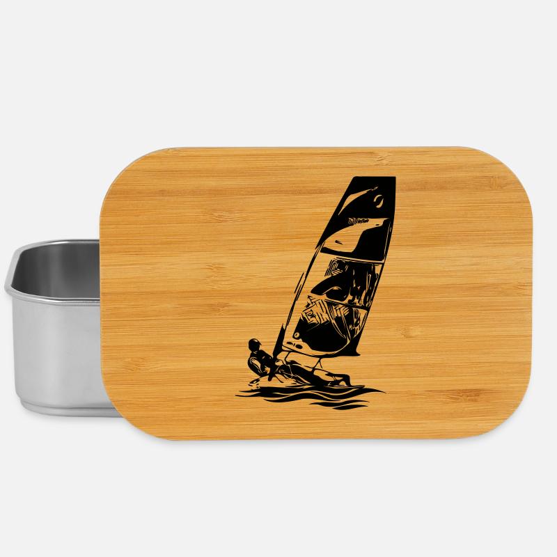 Skiff ouvert Dériveur à voile Régate de voiliers Enfants - Boîte à goûter - argent
