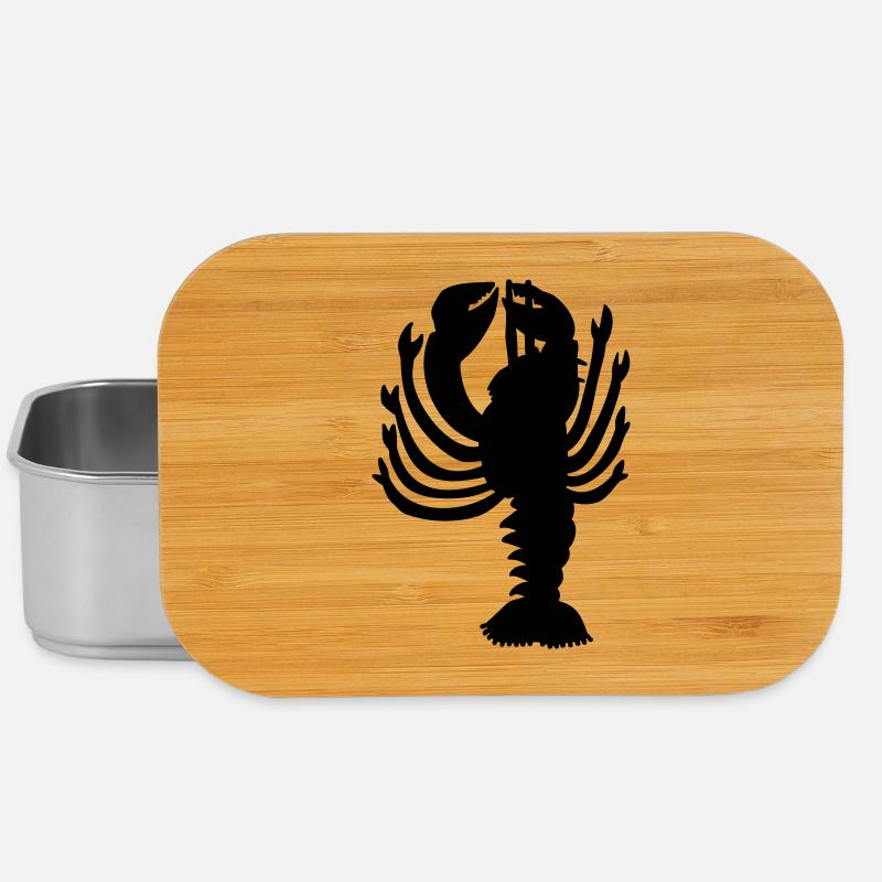 lobster - Lunch Box - silver