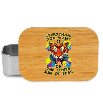 Tiger & Fear - Lunch Box - silver - Front