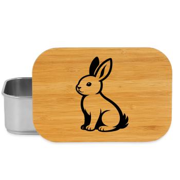 Hase - Lunch Box - Silber - Vorne