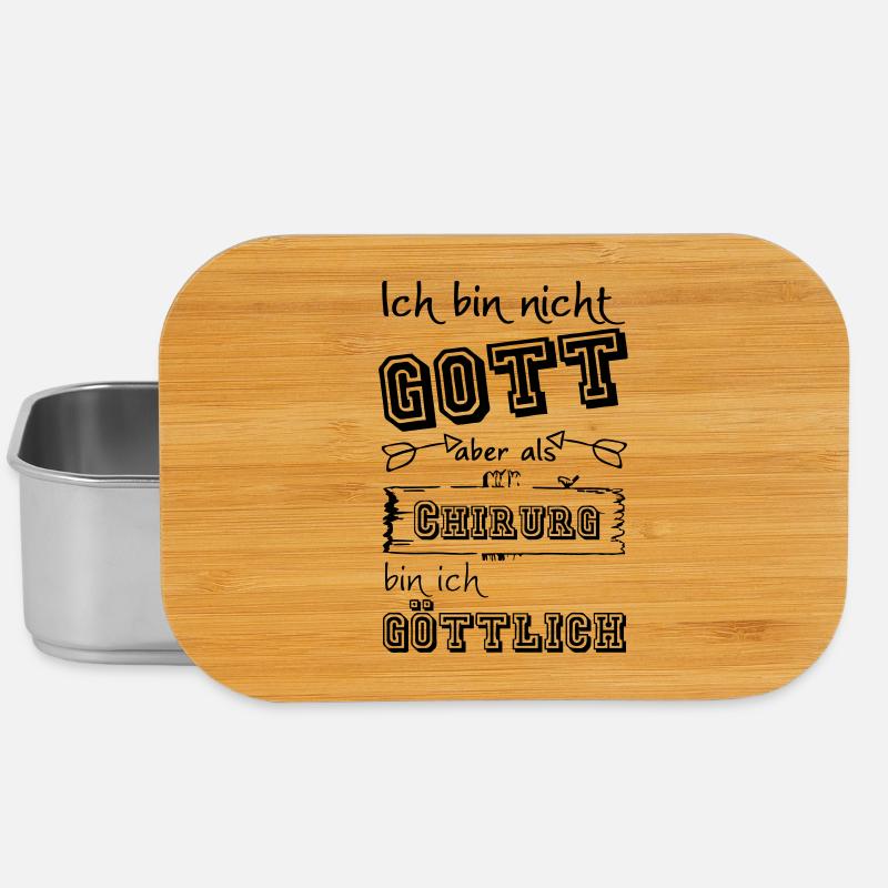 Göttlicher Chirurg Geschenk - Lunch Box - Silber