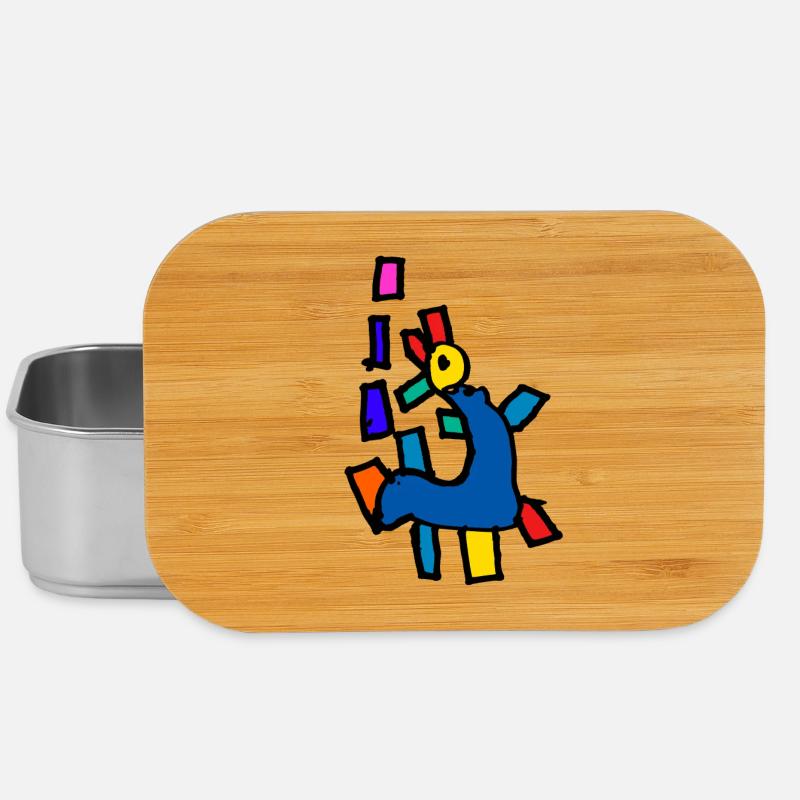 Dino - Lunch Box - Silber