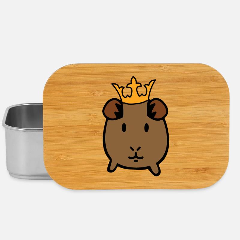 guinea pig - Lunch Box - silver
