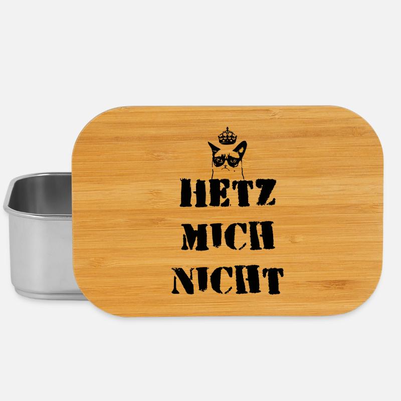 Hetz mich nit - Lunch Box - Silber