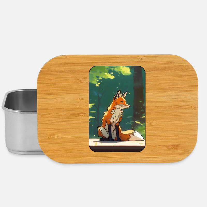 Fuchs im Wald - Lunch Box - Silber