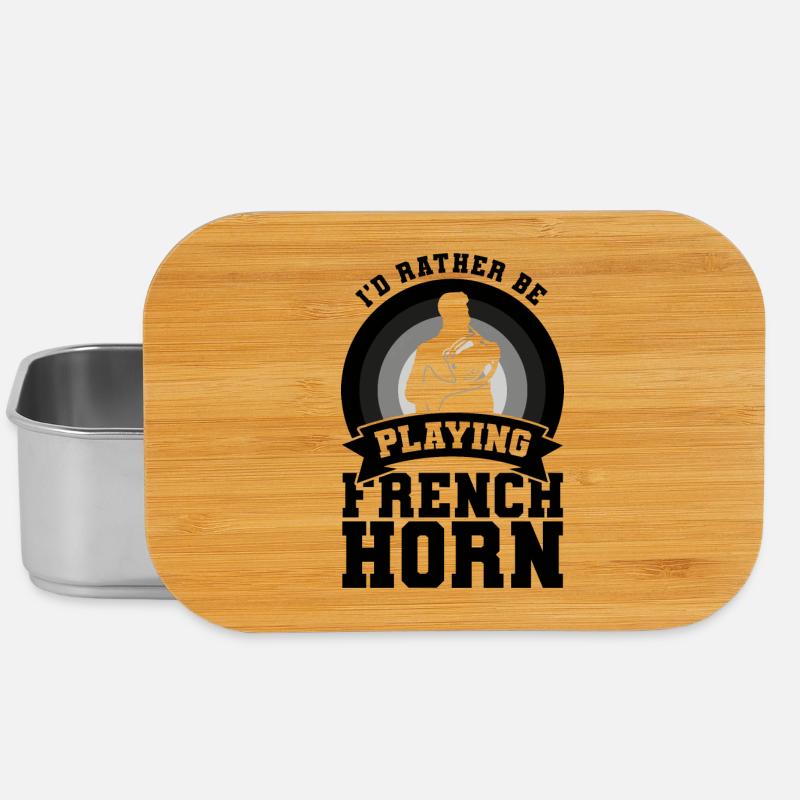 Waldhornist Spruch - Lunch Box - Silber