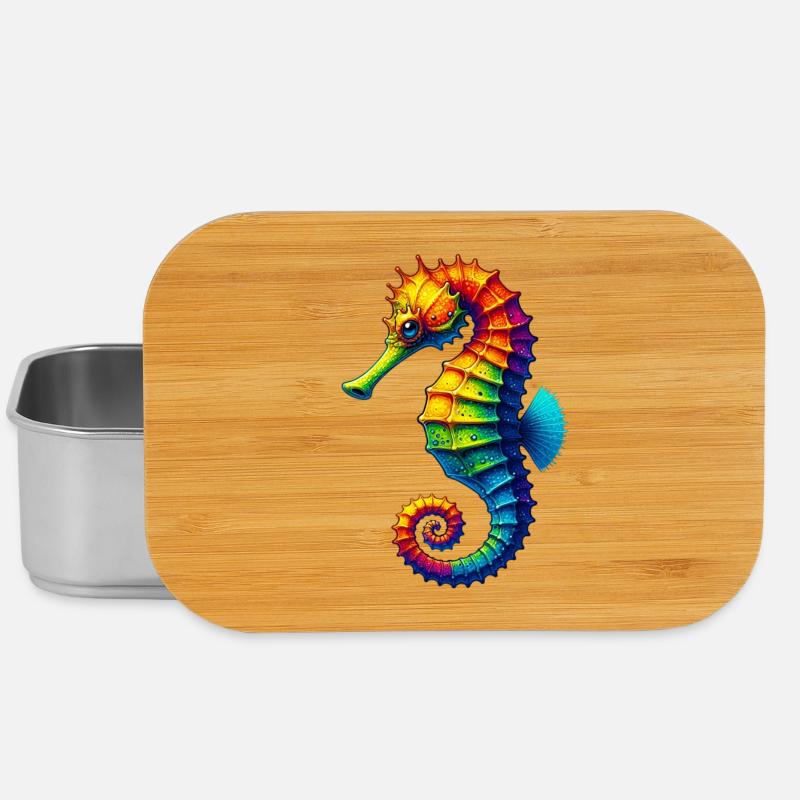 Seepferdchen - Lunch Box - Silber