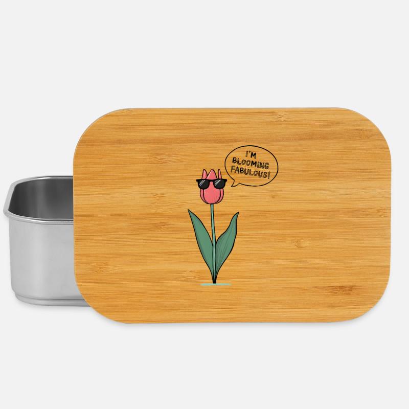 Blooming Fabulous - Lunch Box - silver
