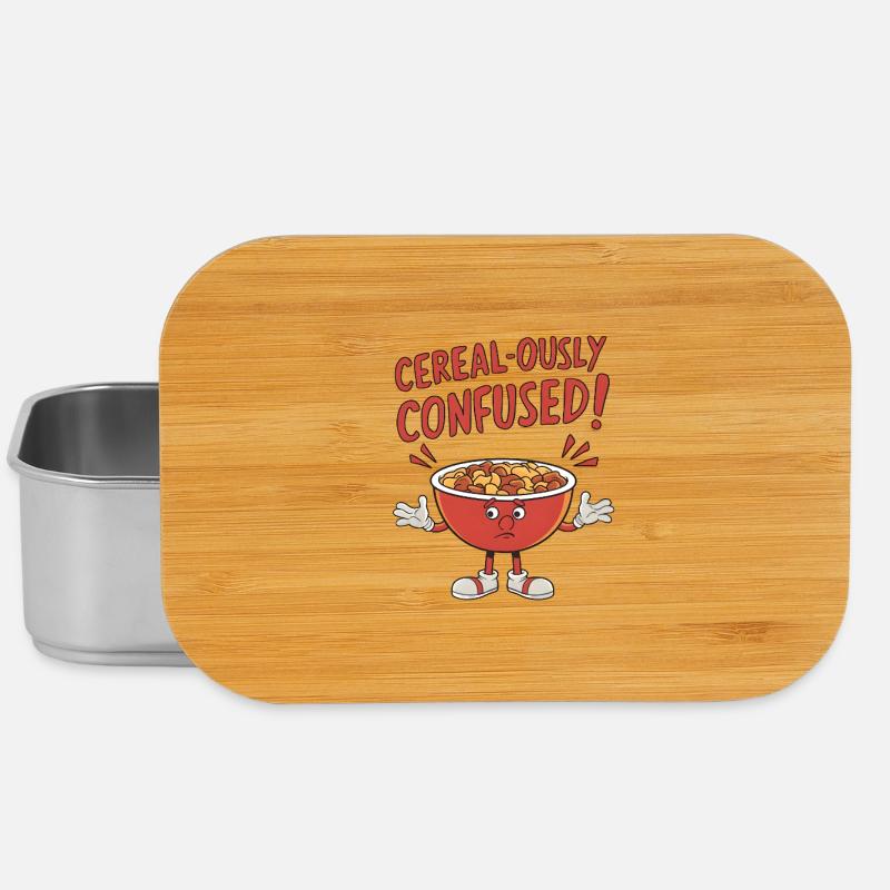 Cereal-ously Confused - Lunch Box - silver