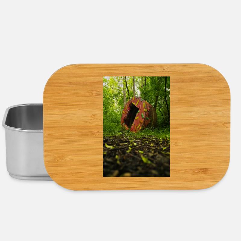 Concrete Cake in a Wild Forest, Mold Forest - Lunch Box - silver